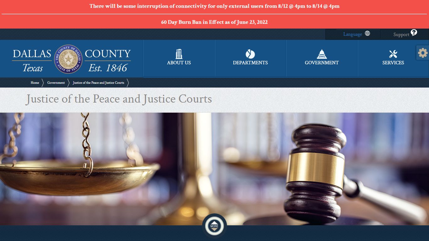 Justice of the Peace and Justice Courts - Dallas County