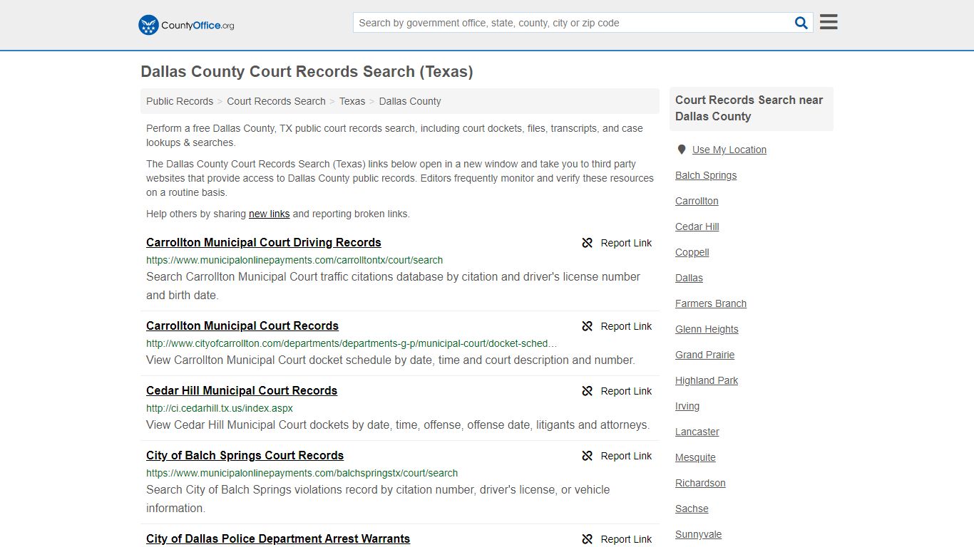 Court Records Search - Dallas County, TX (Adoptions ...